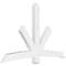 Ekena Millwork Alberta Architectural Grade PVC Gable Bracket, 84"W x 52 1/2"H x 4"D x 6"F, 15/12 Pitch GBP084X53X0406ALB00 - alternate 1